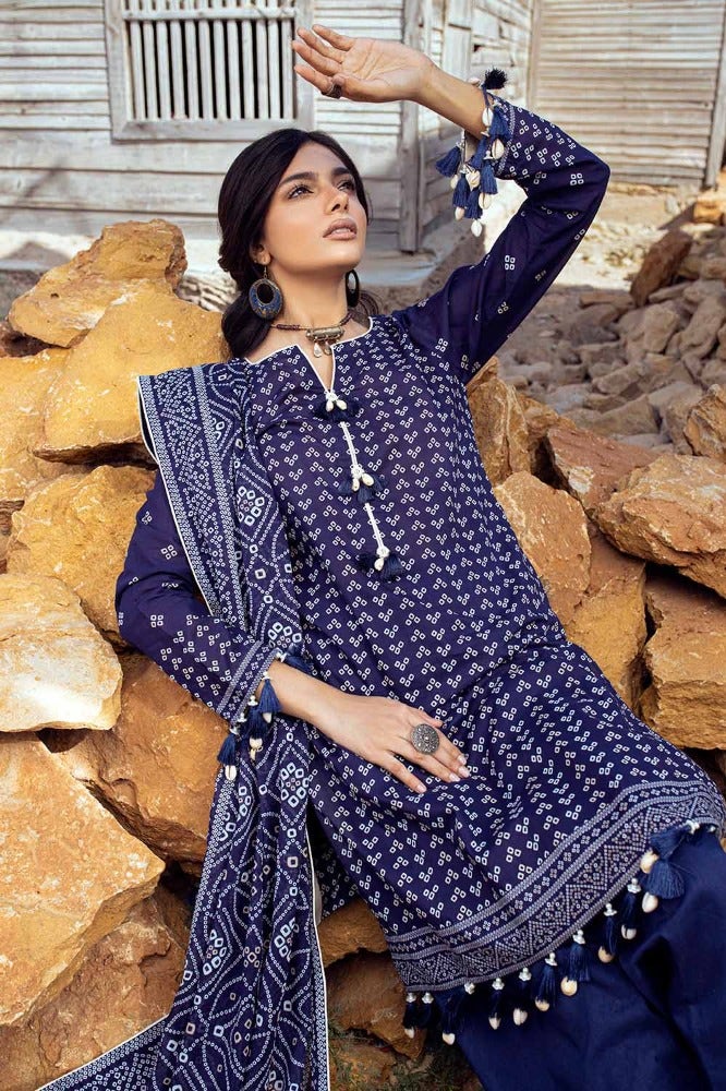 Gul Ahmed | Chunri Collection | CL-42017 by Gul Ahmed - Designer Dress - Type: Ladies Clothes - Available at Libayah - 100% Original