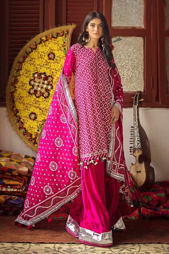 Gul Ahmed | Chunri Collection | CL-42008 B by Gul Ahmed - Designer Dress - Type: Ladies Clothes - Available at Libayah - 100% Original