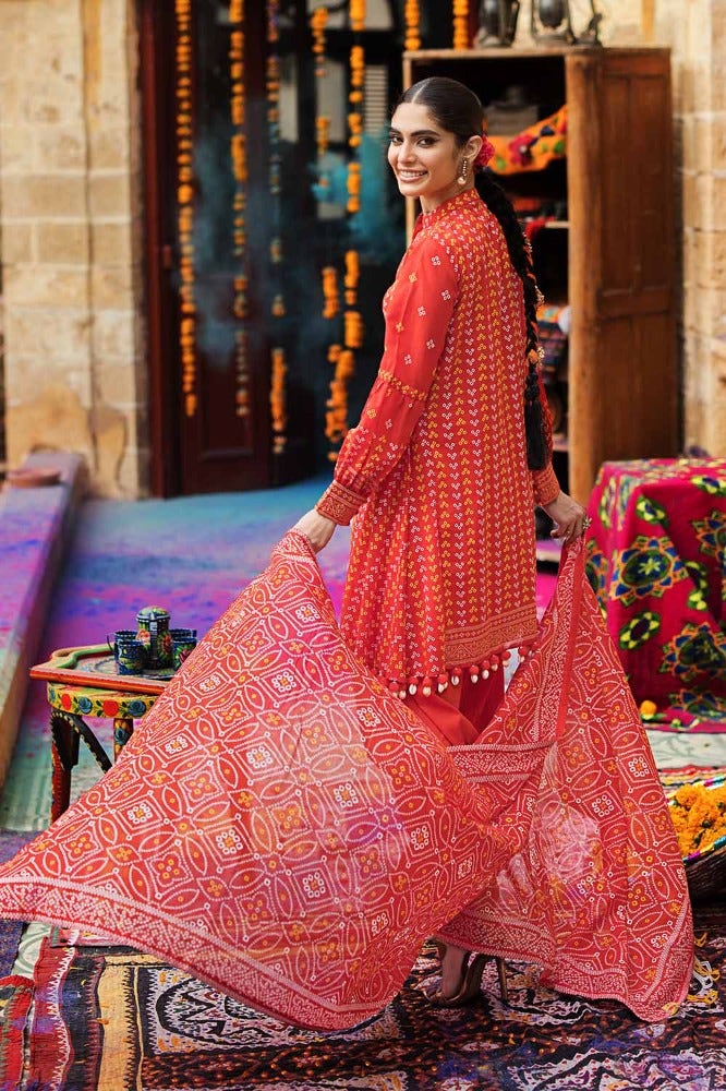 Gul Ahmed | Chunri Collection | CL-42017 by Gul Ahmed - Designer Dress - Type: Ladies Clothes - Available at Libayah - 100% Original