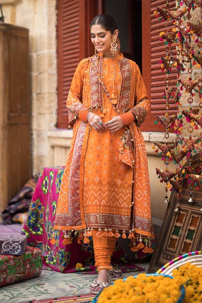 Gul Ahmed | Chunri Collection | CL-42013 B by Gul Ahmed - Designer Dress - Type: Ladies Clothes - Available at Libayah - 100% Original