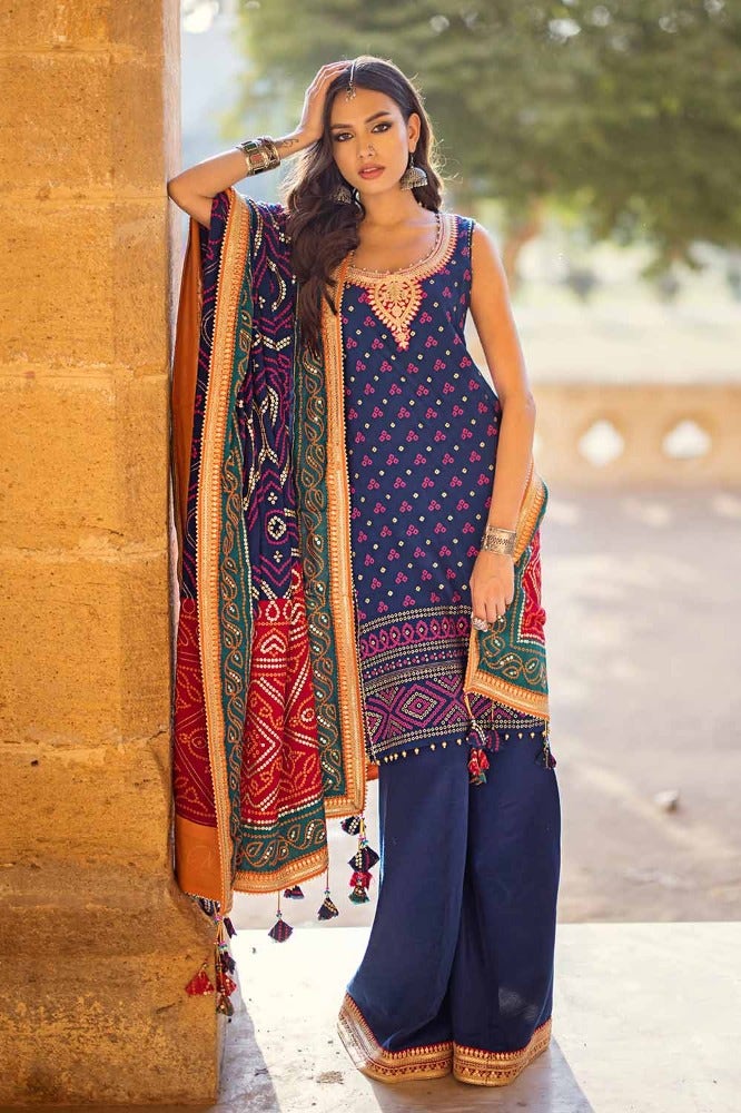 Gul Ahmed | Chunri Collection | LE-42034 by Gul Ahmed - Designer Dress - Type: Ladies Clothes - Available at Libayah - 100% Original
