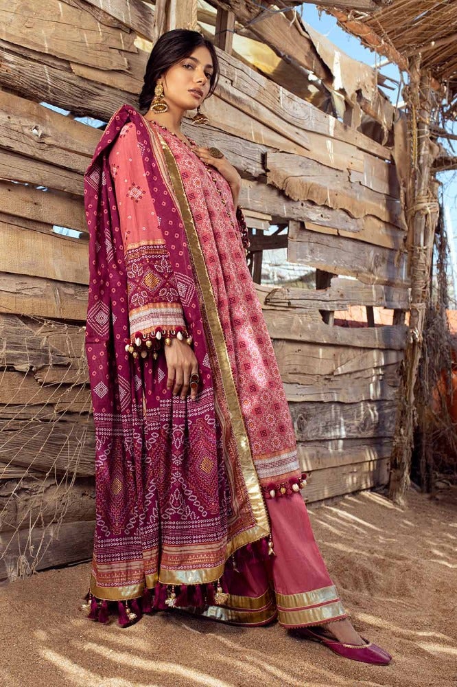 Gul Ahmed | Chunri Collection | CL-42032 A by Gul Ahmed - Designer Dress - Type: Ladies Clothes - Available at Libayah - 100% Original