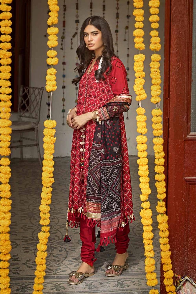 Gul Ahmed | Chunri Collection | CL-42032 B by Gul Ahmed - Designer Dress - Type: Ladies Clothes - Available at Libayah - 100% Original