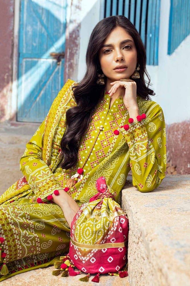 Gul Ahmed | Chunri Collection | CL-42036 by Gul Ahmed - Designer Dress - Type: Ladies Clothes - Available at Libayah - 100% Original