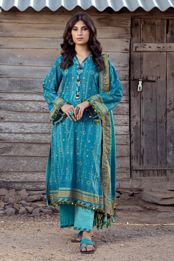 Gul Ahmed | Chunri Collection | CL-42042 A by Gul Ahmed - Designer Dress - Type: Ladies Clothes - Available at Libayah - 100% Original