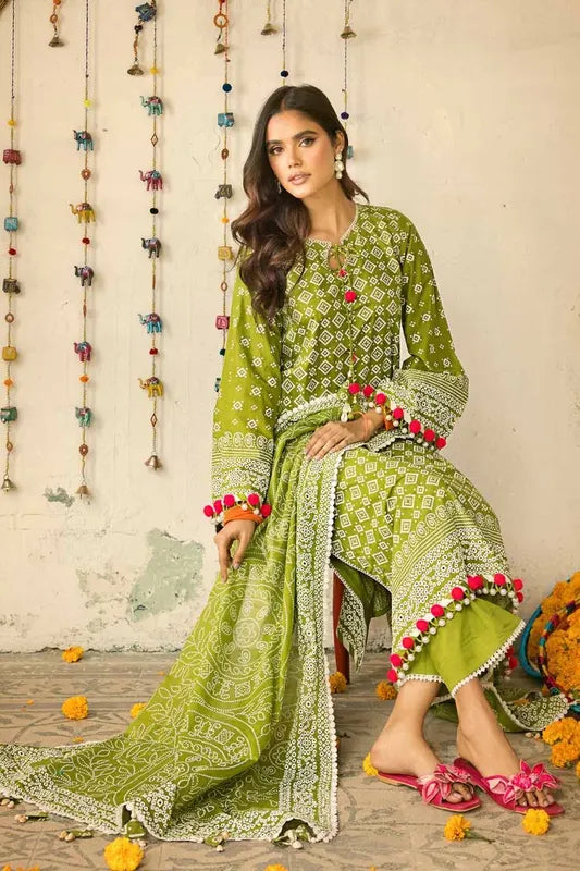 Gul Ahmed | Chunri Collection | CL-42039 B by Gul Ahmed - Designer Dress - Type: Ladies Clothes - Available at Libayah - 100% Original