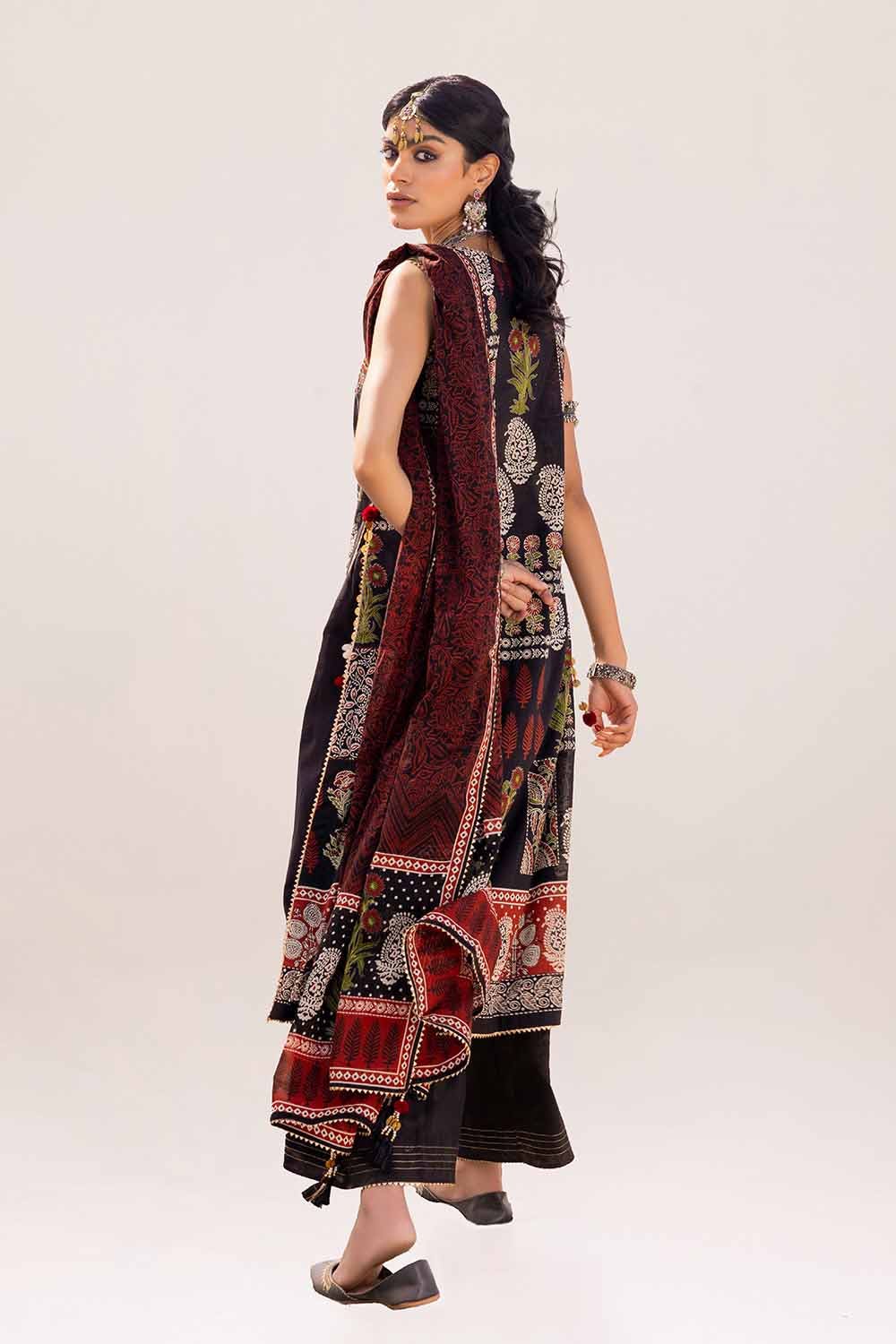 Gul Ahmed | Ajrak Kahani | CL-42246 by Gul Ahmed - Designer Dress - Type: Ladies Clothes - Available at Libayah - 100% Original