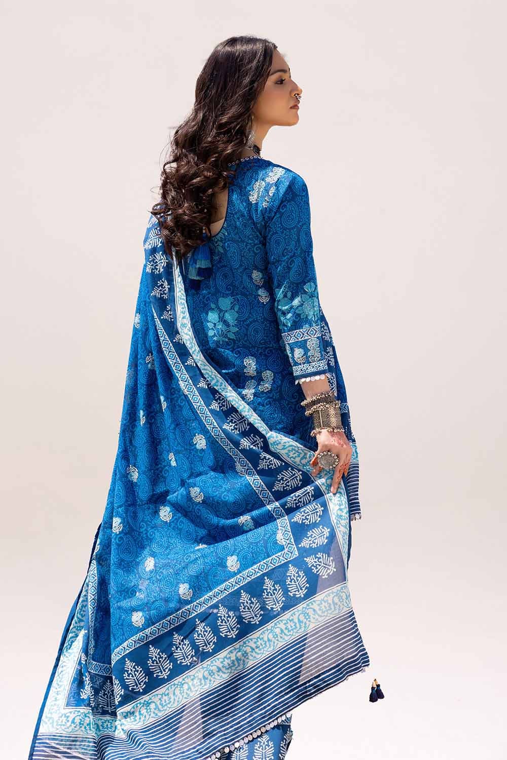 Gul Ahmed | Ajrak Kahani | CL-42247 by Gul Ahmed - Designer Dress - Type: Ladies Clothes - Available at Libayah - 100% Original