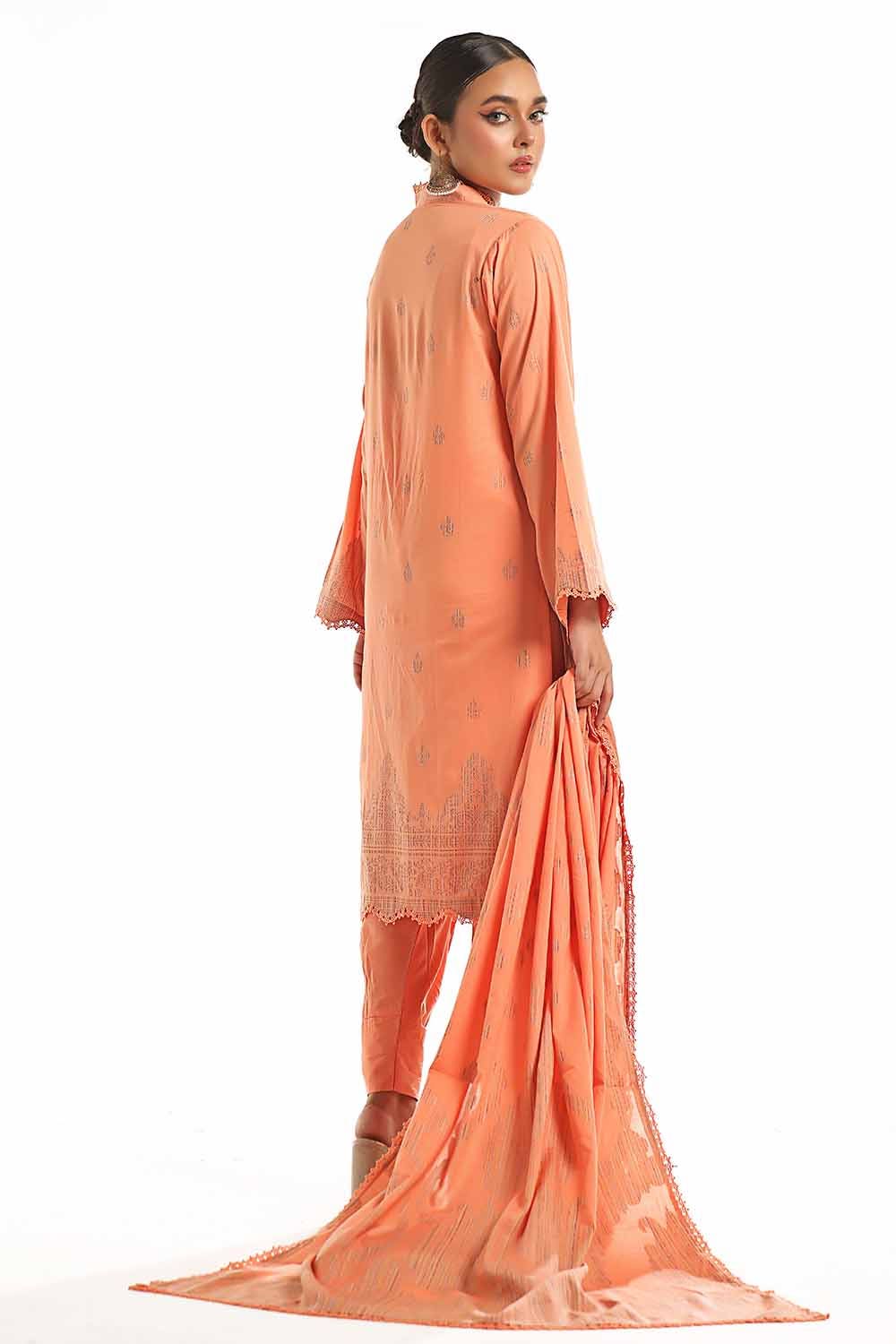 Gul Ahmed | Special Jacquard Collection | CLF-42020 C by Gul Ahmed - Designer Dress - Type: Ladies Clothes - Available at Libayah - 100% Original