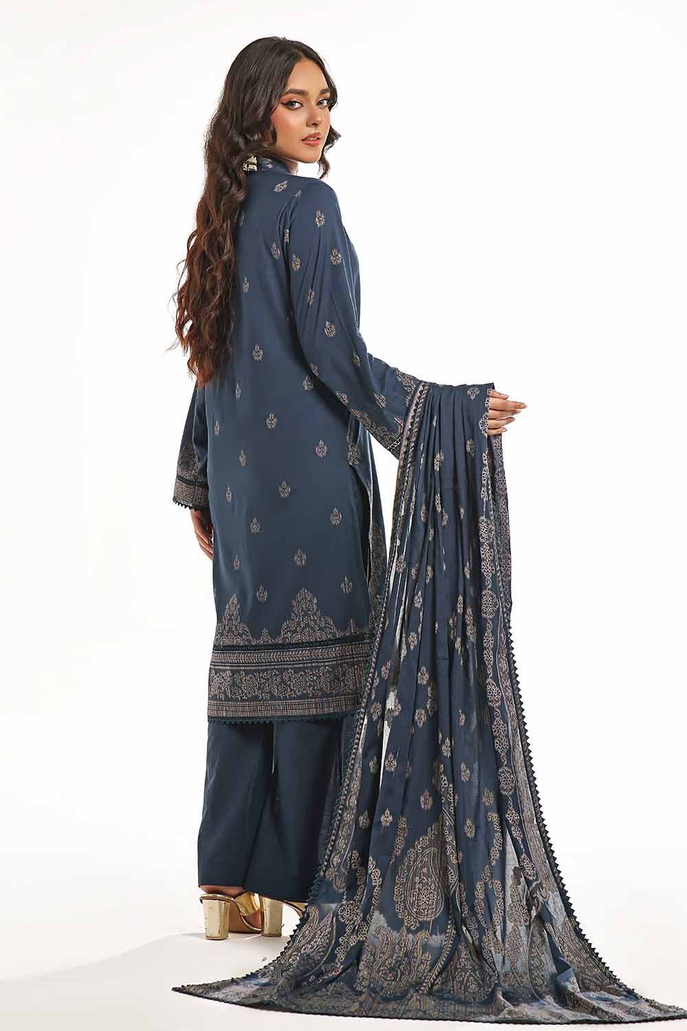 Gul Ahmed | Special Jacquard Collection | CLF-42020 E by Gul Ahmed - Designer Dress - Type: Ladies Clothes - Available at Libayah - 100% Original