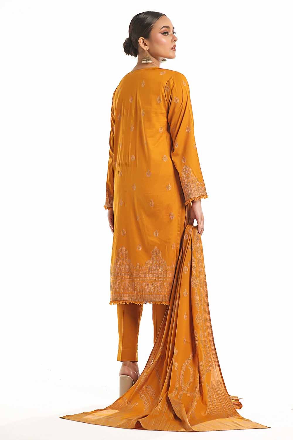 Gul Ahmed | Special Jacquard Collection | CLF-42020 F by Gul Ahmed - Designer Dress - Type: Ladies Clothes - Available at Libayah - 100% Original