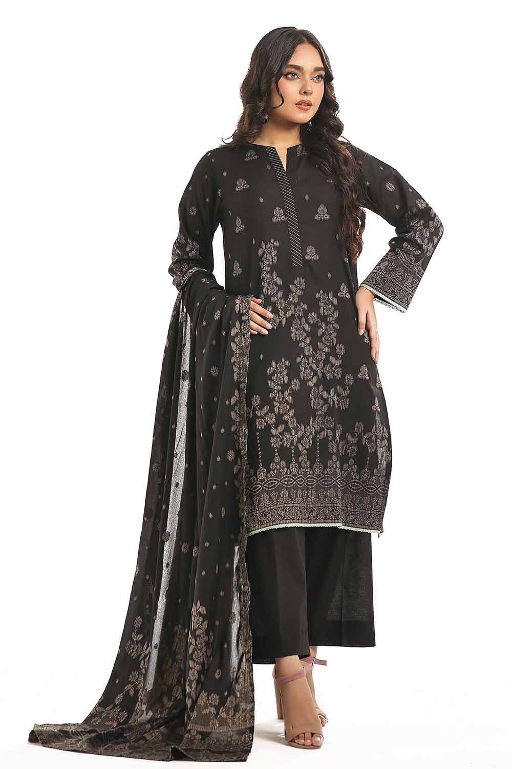 Gul Ahmed | Special Jacquard Collection | CLF-42021 B by Gul Ahmed - Designer Dress - Type: Ladies Clothes - Available at Libayah - 100% Original