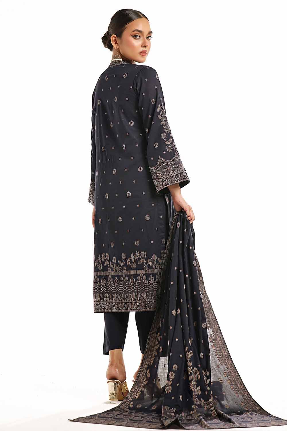 Gul Ahmed | Special Jacquard Collection | CLF-42021 C by Gul Ahmed - Designer Dress - Type: Ladies Clothes - Available at Libayah - 100% Original