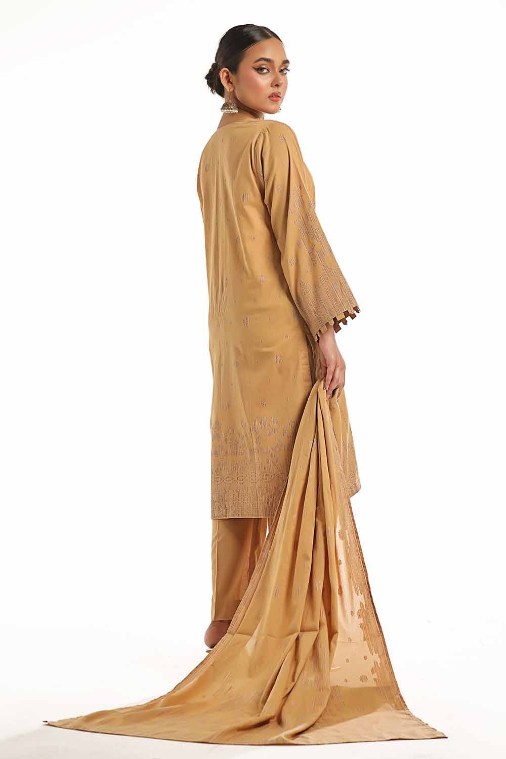 Gul Ahmed | Special Jacquard Collection | CLF-42021 E by Gul Ahmed - Designer Dress - Type: Ladies Clothes - Available at Libayah - 100% Original