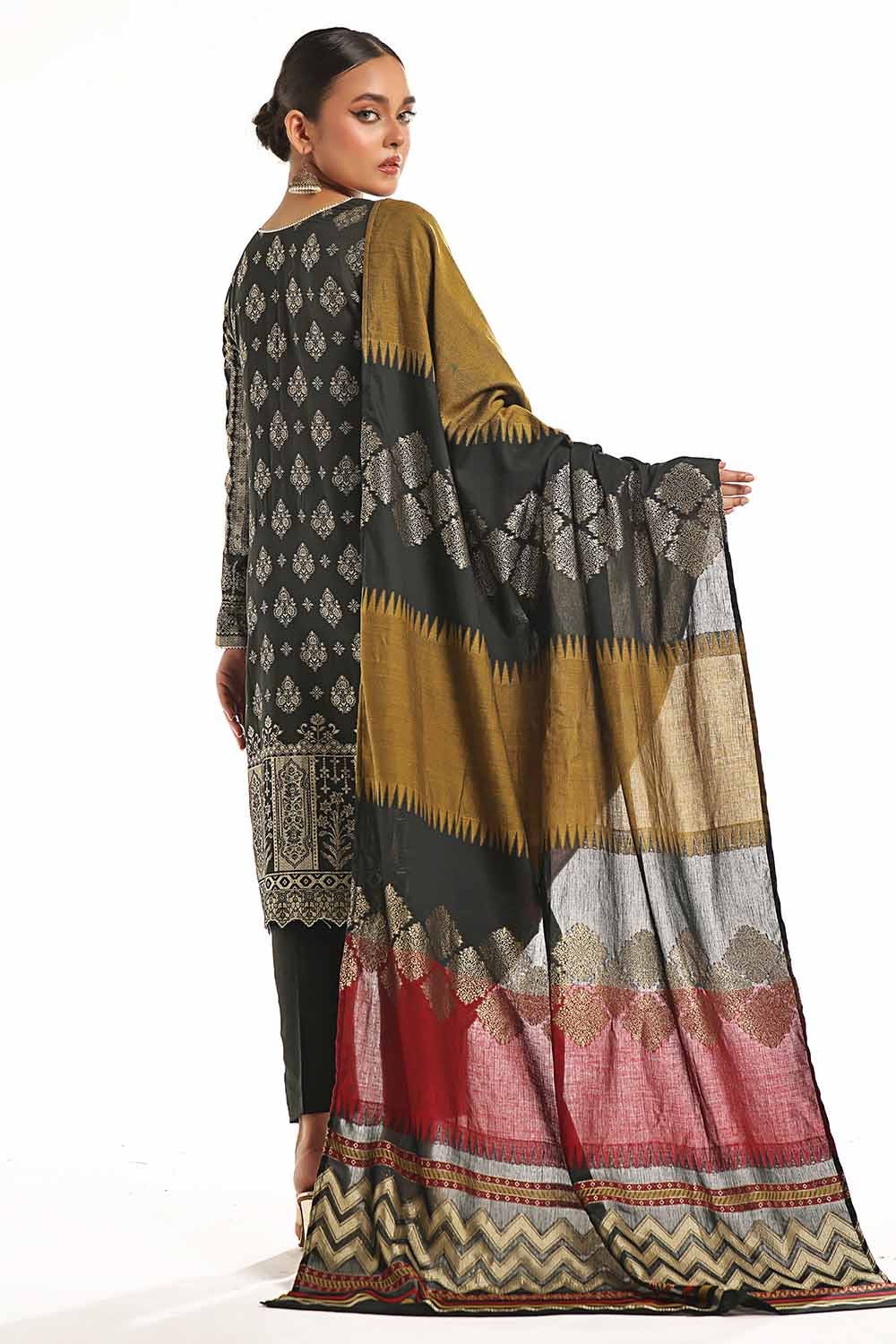 Gul Ahmed | Special Jacquard Collection | CLF-42022 E by Gul Ahmed - Designer Dress - Type: Ladies Clothes - Available at Libayah - 100% Original