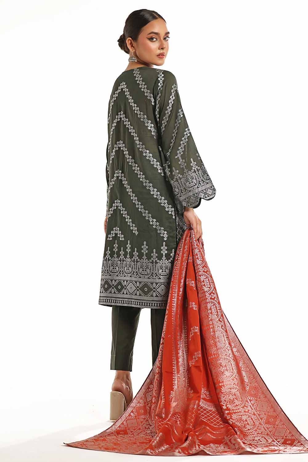 Gul Ahmed | Special Jacquard Collection | CLF-42023 B by Gul Ahmed - Designer Dress - Type: Ladies Clothes - Available at Libayah - 100% Original