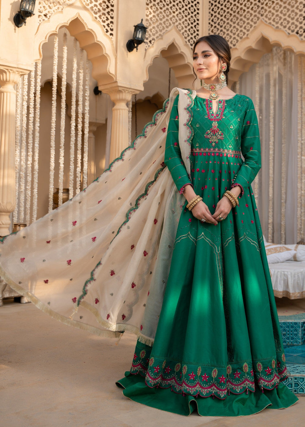 Meem | Singhar 25 | ZAMURD by Meem - Designer Dress - Type: Ladies Clothes - Available at Libayah - 100% Original
