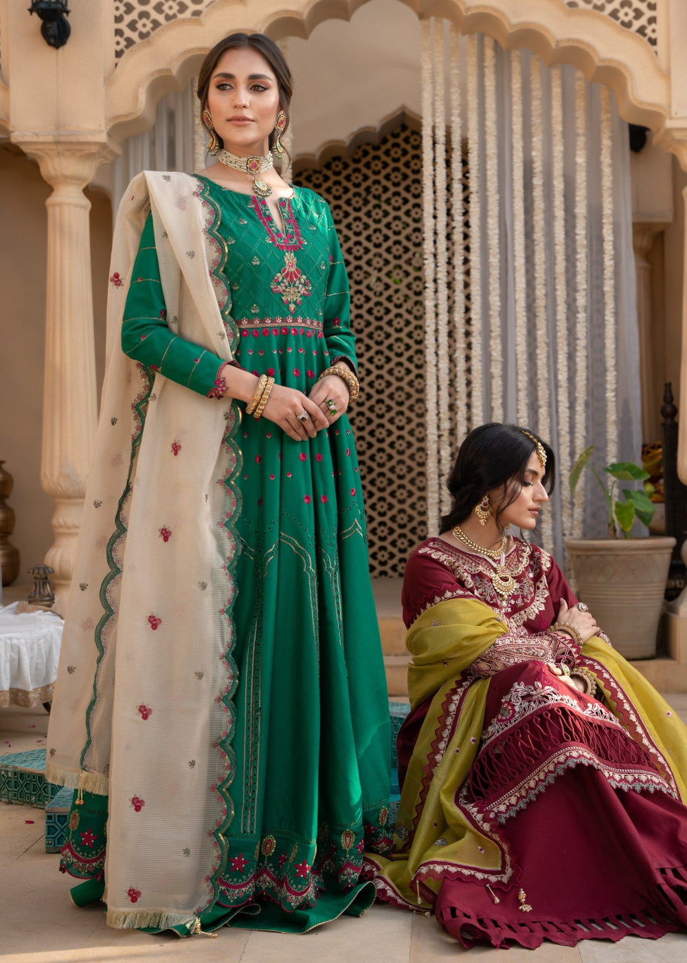 Meem | Singhar 25 | ZAMURD by Meem - Designer Dress - Type: Ladies Clothes - Available at Libayah - 100% Original