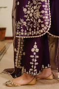 Cross Stitch | Eid Lawn 24 | PLUM GRAIN by Cross Stitch - Designer Dress - Type: Ladies Clothes - Available at Libayah - 100% Original