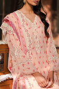 Cross Stitch | Eid Lawn 24 | PEACH GLAM by Cross Stitch - Designer Dress - Type: Ladies Clothes - Available at Libayah - 100% Original