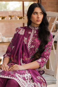 Cross Stitch | Eid Lawn 24 | IRIS MAUVE by Cross Stitch - Designer Dress - Type: Ladies Clothes - Available at Libayah - 100% Original