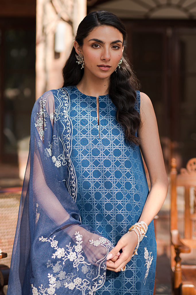 Cross Stitch | Eid Lawn 24 | ANTIQUE ROYAL by Cross Stitch - Designer Dress - Type: Ladies Clothes - Available at Libayah - 100% Original