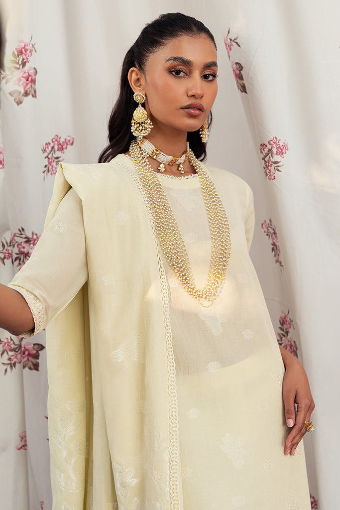 Cross Stitch | Eid Lawn 24 | DAINTY DOVE by Cross Stitch - Designer Dress - Type: Ladies Clothes - Available at Libayah - 100% Original