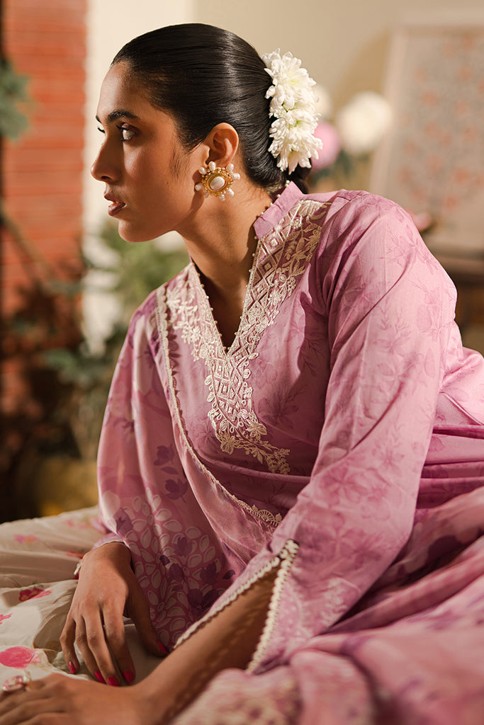 Cross Stitch | Eid Lawn 24 | LILY DREAM by Cross Stitch - Designer Dress - Type: Ladies Clothes - Available at Libayah - 100% Original