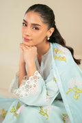 Cross Stitch | Daily Lawn 24 | DIM GRAY-3 PIECE LAWN SUIT by Cross Stitch - Designer Dress - Type: Ladies Clothes - Available at Libayah - 100% Original