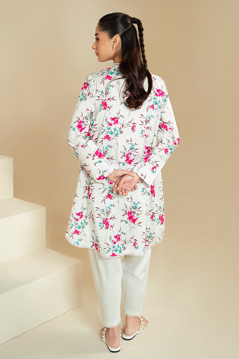 Cross Stitch | Daily Lawn 24 | FOGGY DEW-2 PIECE LAWN SUIT by Cross Stitch - Designer Dress - Type: Ladies Clothes - Available at Libayah - 100% Original