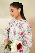 Cross Stitch | Daily Lawn 24 | FOGGY DEW-2 PIECE LAWN SUIT by Cross Stitch - Designer Dress - Type: Ladies Clothes - Available at Libayah - 100% Original