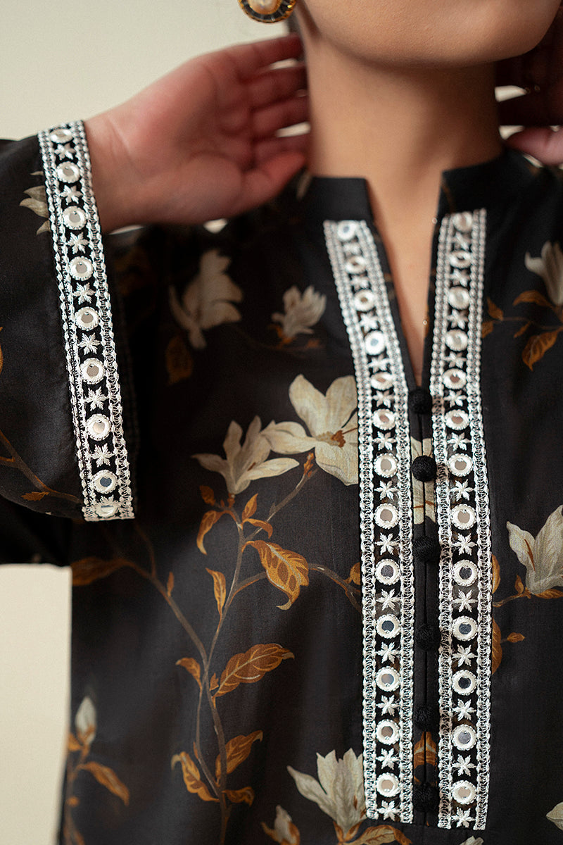 Cross Stitch | Daily Lawn 24 | RAVEN SERENITY-2 PIECE LAWN SUIT by Cross Stitch - Designer Dress - Type: Ladies Clothes - Available at Libayah - 100% Original