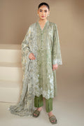 Cross Stitch | Daily Lawn 24 | SAGE BREEZE-3 PIECE LAWN SUIT by Cross Stitch - Designer Dress - Type: Ladies Clothes - Available at Libayah - 100% Original