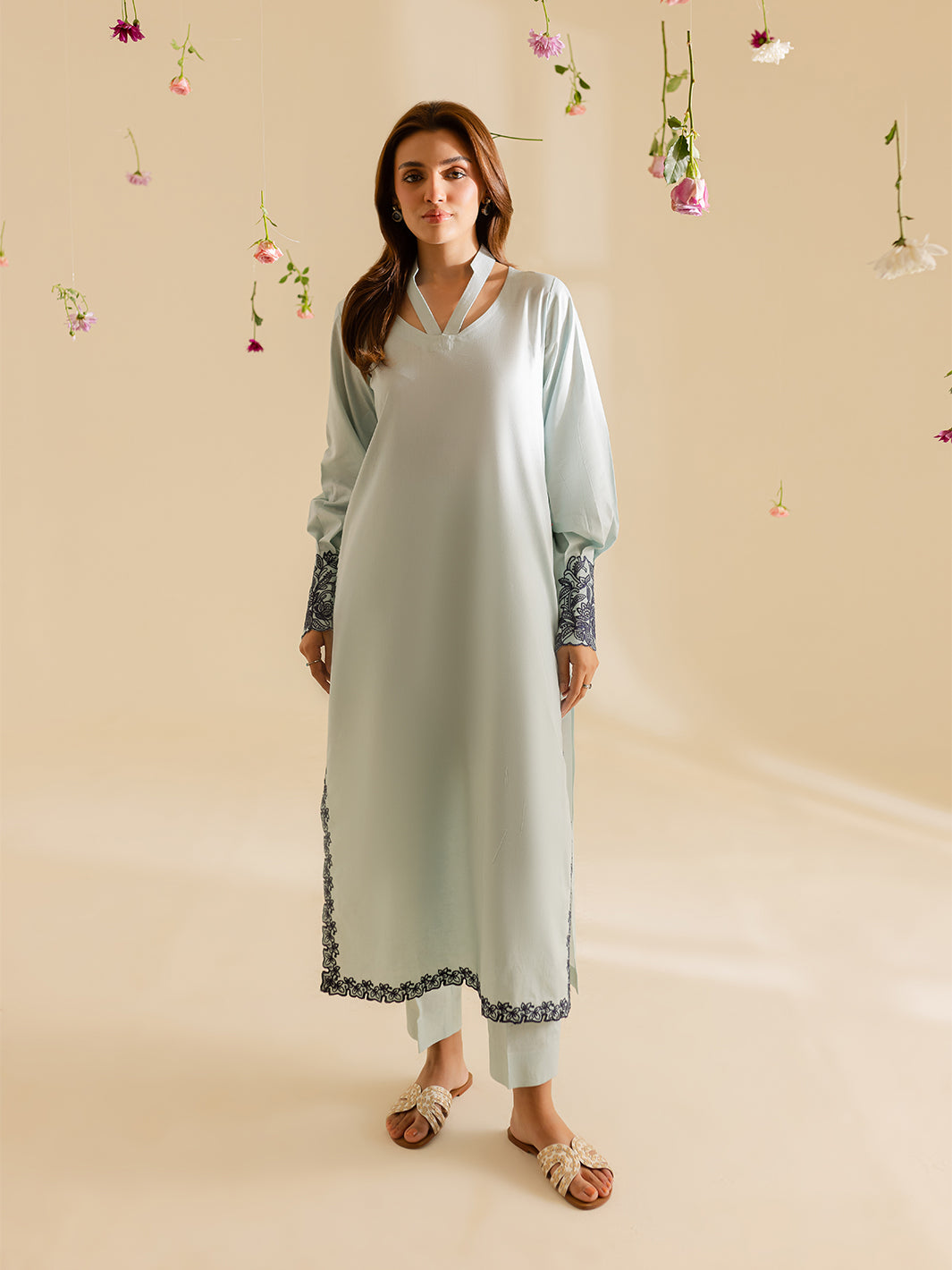 Mahnur | Petal Whispers Lawn Pret | Crystal by Mahnur - Designer Dress - Type: Ladies Clothes - Available at Libayah - 100% Original
