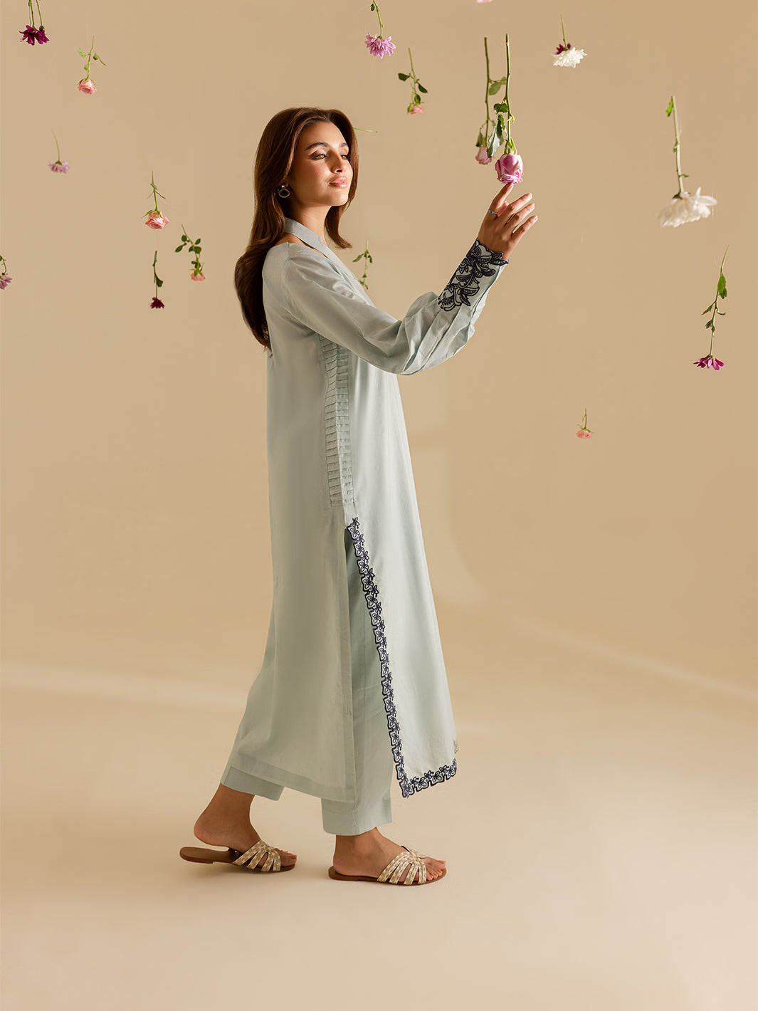 Mahnur | Petal Whispers Lawn Pret | Crystal by Mahnur - Designer Dress - Type: Ladies Clothes - Available at Libayah - 100% Original