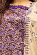 Gul Ahmed | Winter Collection 24 | Cotail Suit with Printed Twill Cotton Linen Dupatta CV-42009 by Gul Ahmed - Designer Dress - Type: Ladies Clothes - Available at Libayah - 100% Original