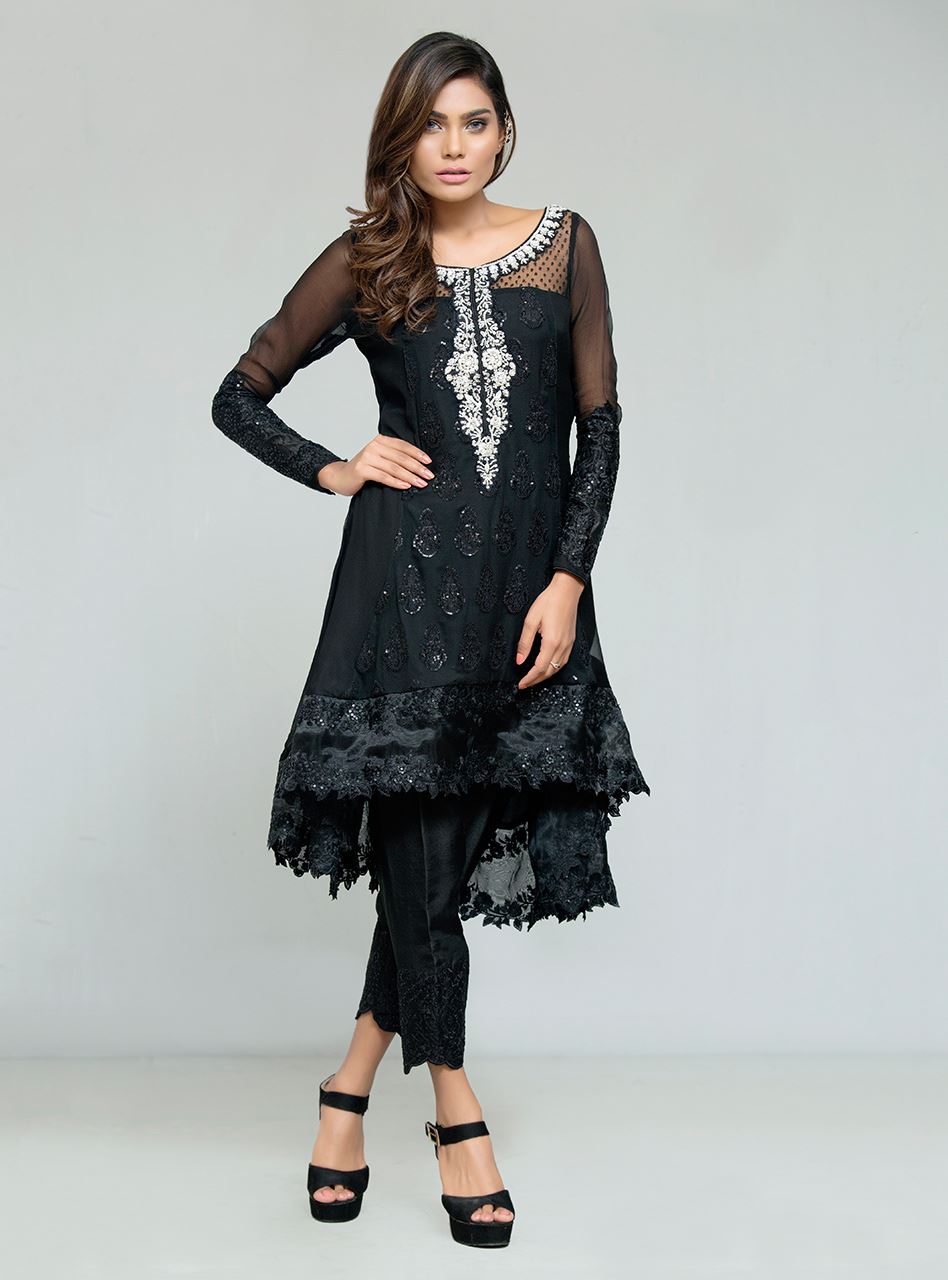 Zainab Chottani | Semi Formals | DARK TALES by Zainab Chottani - Designer Dress - Type: Ladies Clothes - Available at Libayah - 100% Original