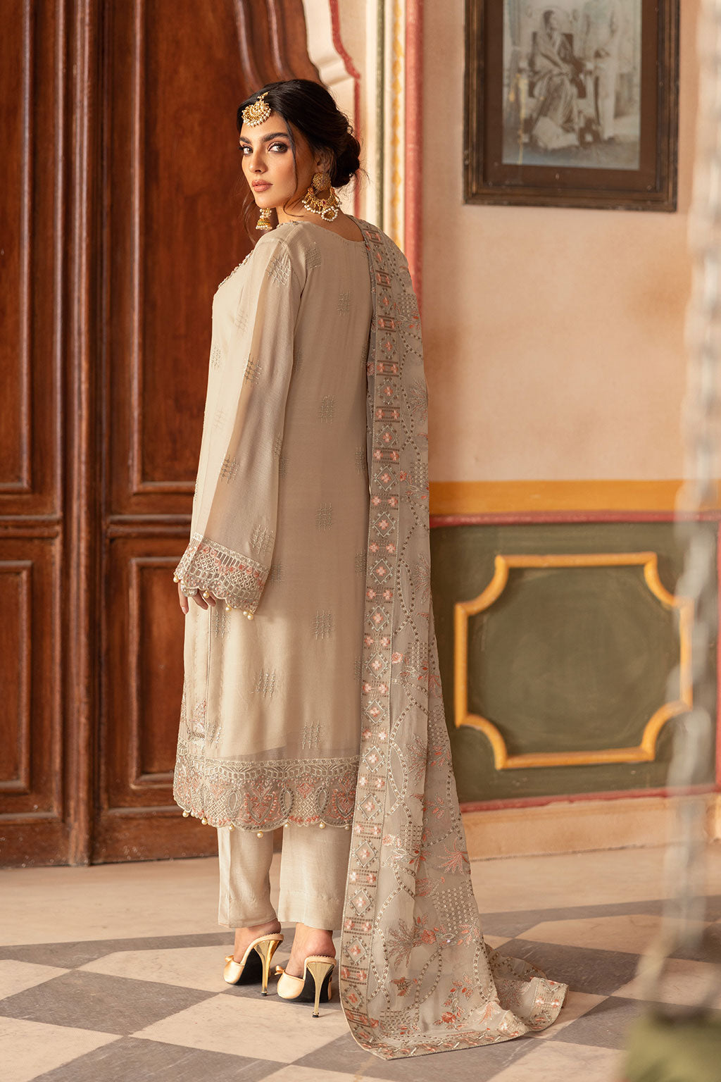 Ramsha | Dastan Formals | T-305 by Ramsha - Designer Dress - Type: Ladies Clothes - Available at Libayah - 100% Original