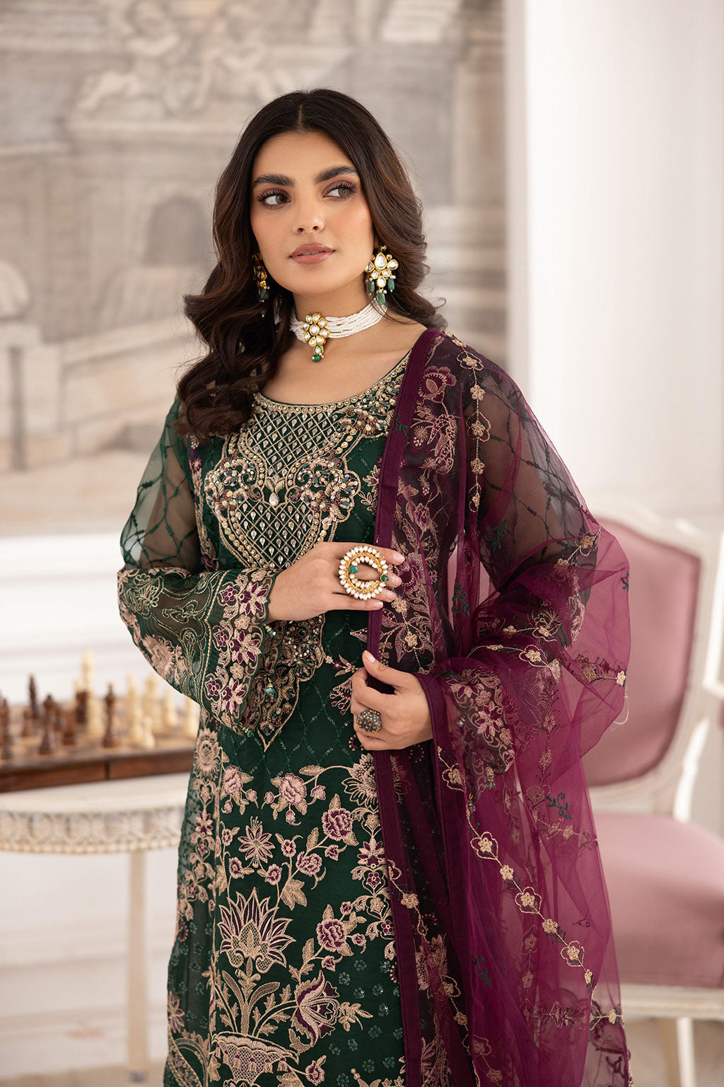 Ramsha | Dastoor Collection | P-208 by Ramsha - Designer Dress - Type: Ladies Clothes - Available at Libayah - 100% Original
