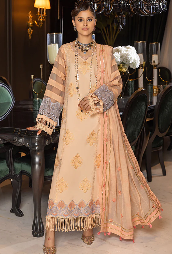 Humdum | Charlotte Chikankari Lawn | D10 by HumDum - Designer Dress - Type: Ladies Clothes - Available at Libayah - 100% Original