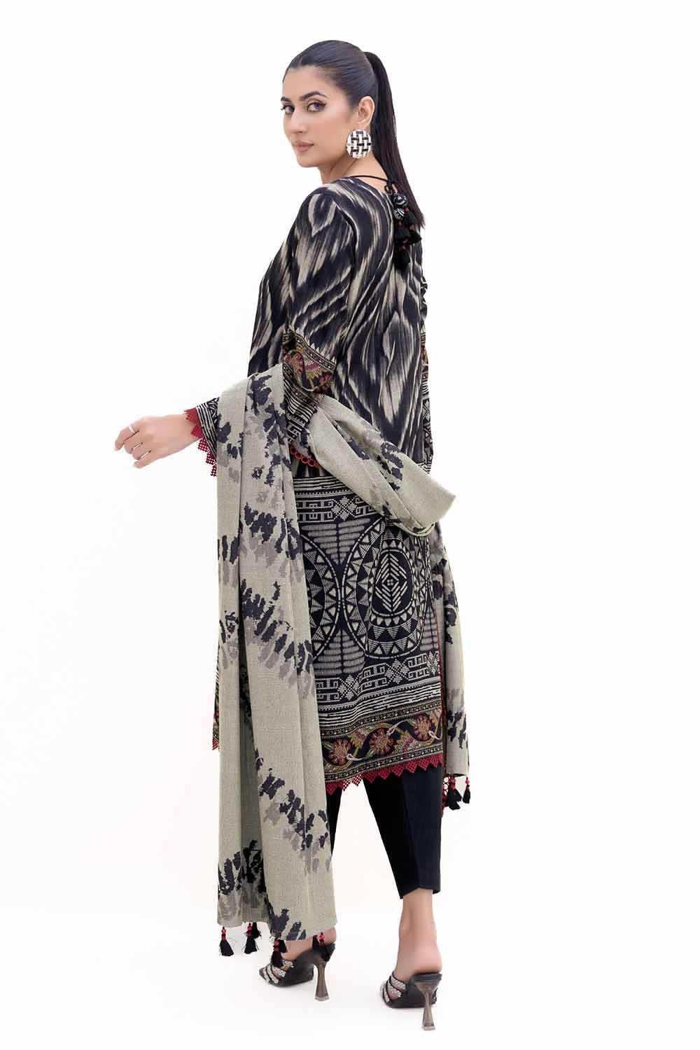 Gul Ahmed | Winter Collection 24 | Dhanak Suit DH-42004 by Gul Ahmed - Designer Dress - Type: Ladies Clothes - Available at Libayah - 100% Original