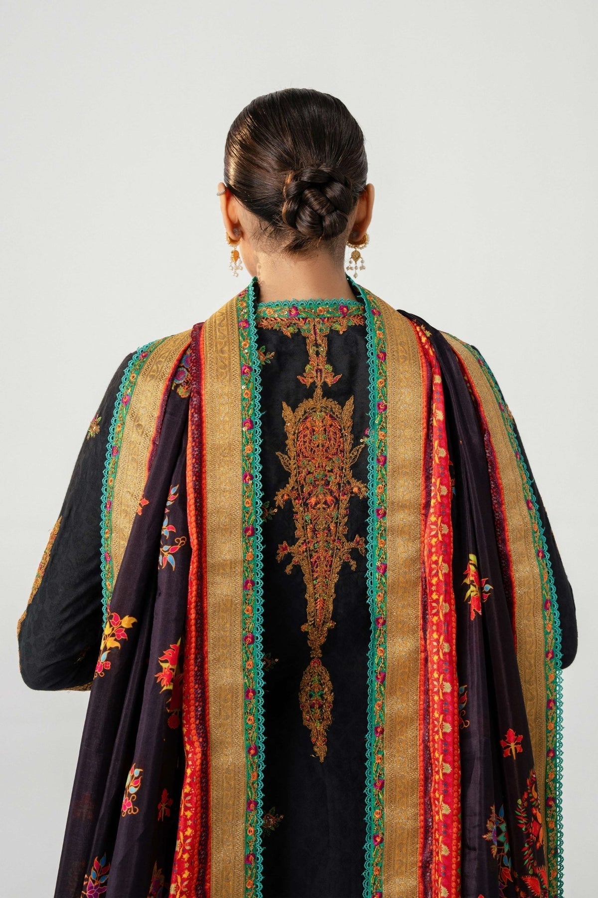 Fahad Hussayn | Jalsa Ghar | Dochalla by Fahad Hussayn - Designer Dress - Type: Ladies Clothes - Available at Libayah - 100% Original