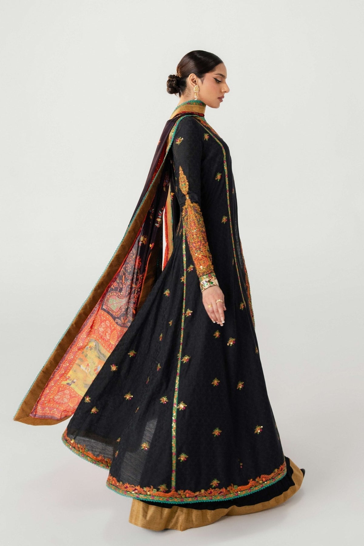 Fahad Hussayn | Jalsa Ghar | Dochalla by Fahad Hussayn - Designer Dress - Type: Ladies Clothes - Available at Libayah - 100% Original