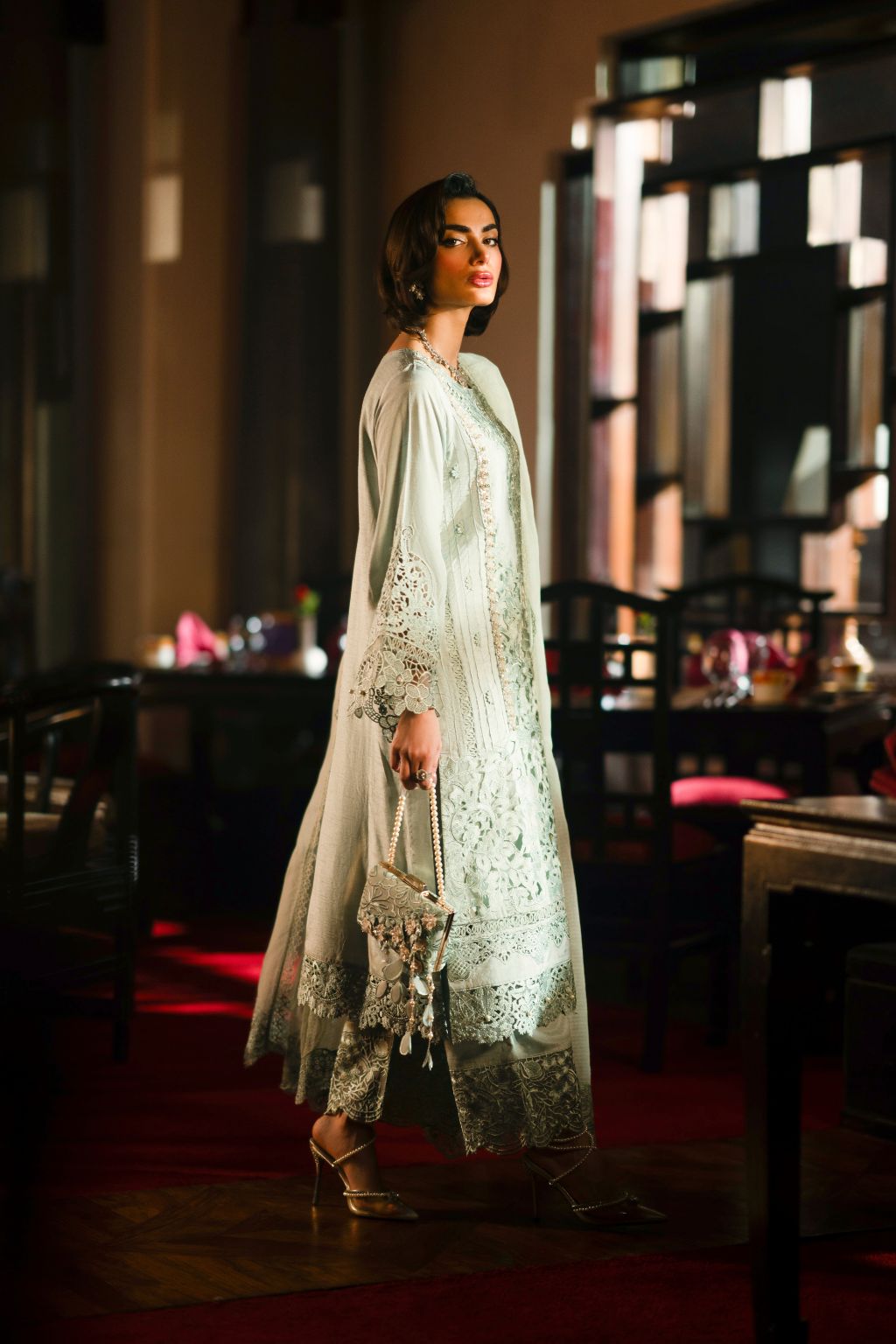 AJR Couture | Cutwork Edit 24 | DORON by AJR Couture - Designer Dress - Type: Ladies Clothes - Available at Libayah - 100% Original