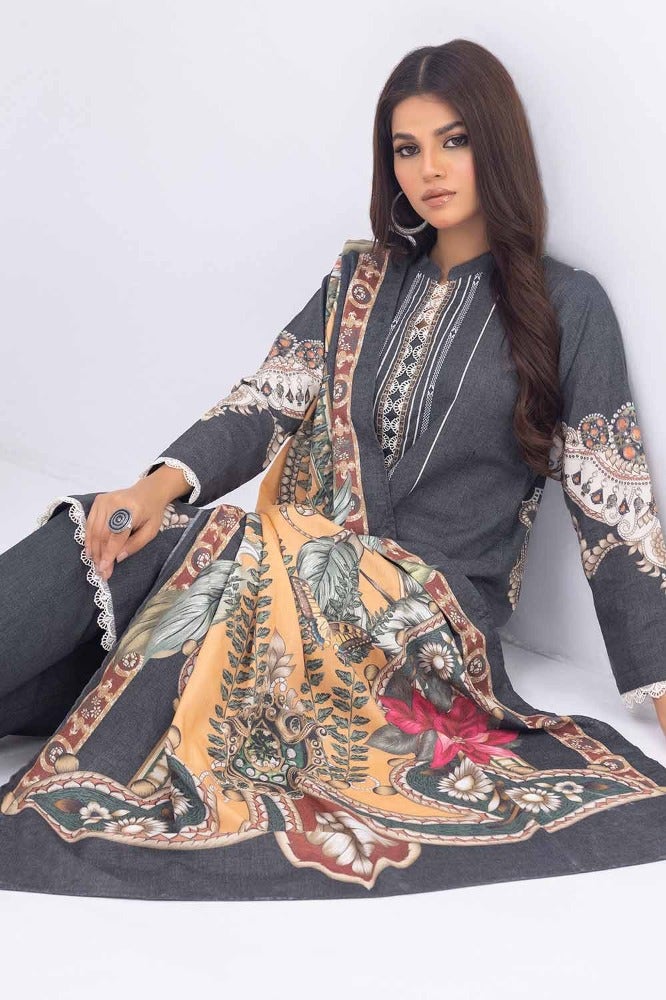 Gul Ahmed | Winter Collection 24 | Suit WNS-32237 A by Gul Ahmed - Designer Dress - Type: Ladies Clothes - Available at Libayah - 100% Original