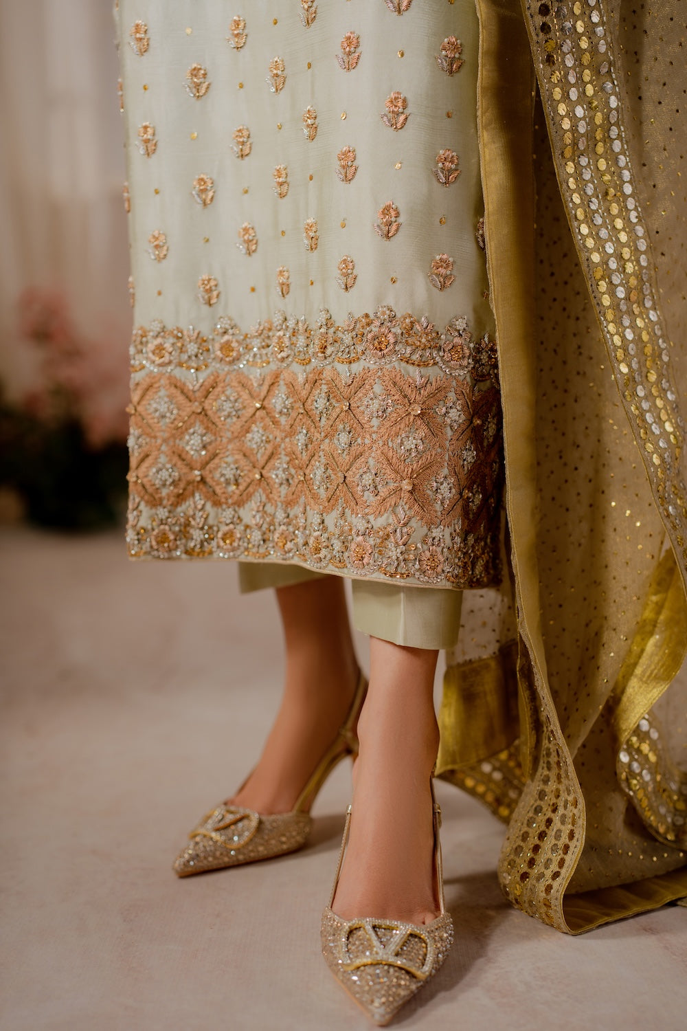 Vintage | Shehnayi Formals | Rashmeet by Vintage - Designer Dress  - Type : Ladies Clothes - Available at Libayah - 100% Original 