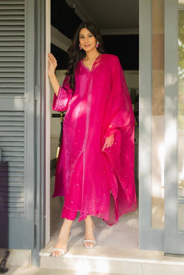 Jeem | Luxury Pret | ELSA PINK by Jeem - Designer Dress - Type: Ladies Clothes - Available at Libayah - 100% Original