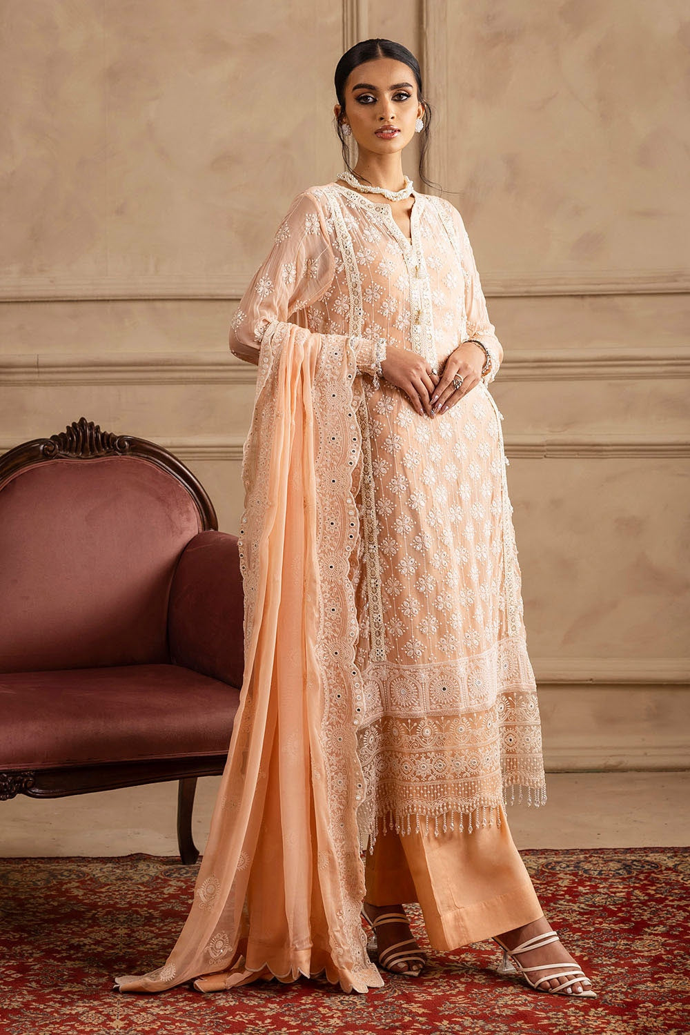 Gul Ahmed | Festive Eid 25 | LE-52024 by Gul Ahmed - Designer Dress - Type: Ladies Clothes - Available at Libayah - 100% Original
