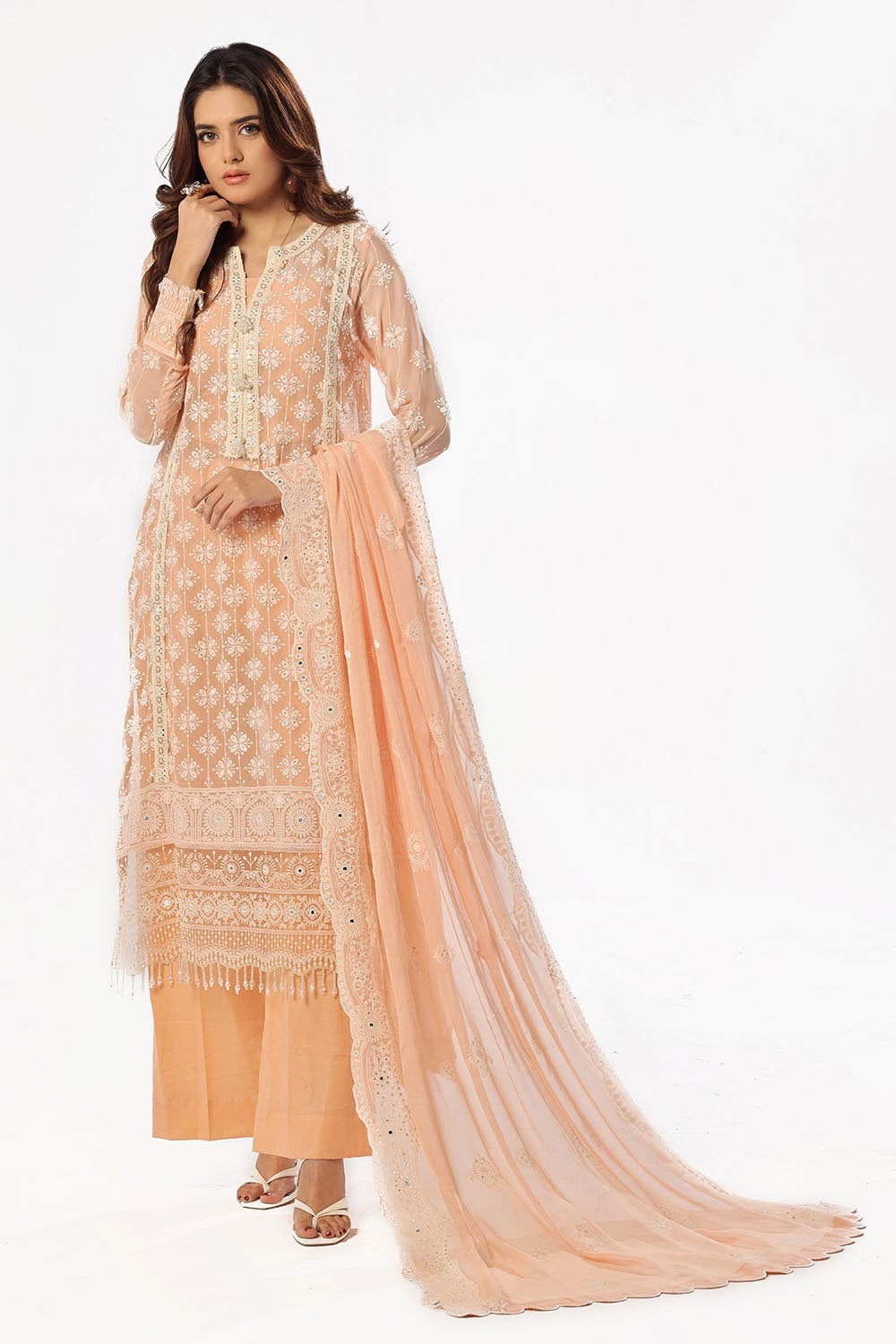 Gul Ahmed | Festive Eid 25 | LE-52024 by Gul Ahmed - Designer Dress - Type: Ladies Clothes - Available at Libayah - 100% Original
