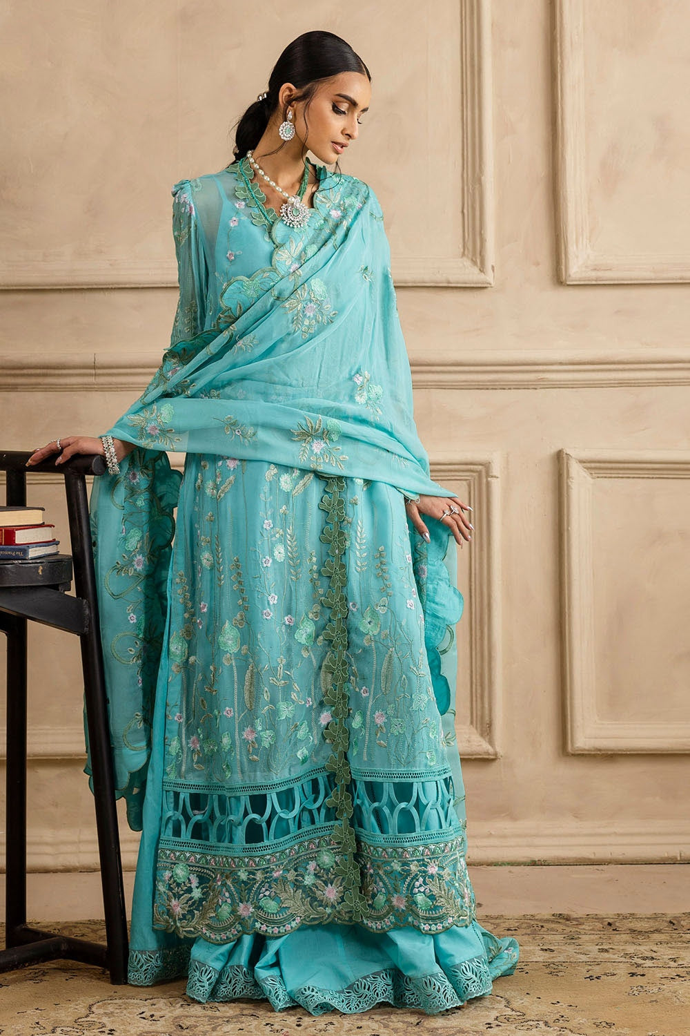 Gul Ahmed | Festive Eid 25 | LE-52005 by Gul Ahmed - Designer Dress - Type: Ladies Clothes - Available at Libayah - 100% Original